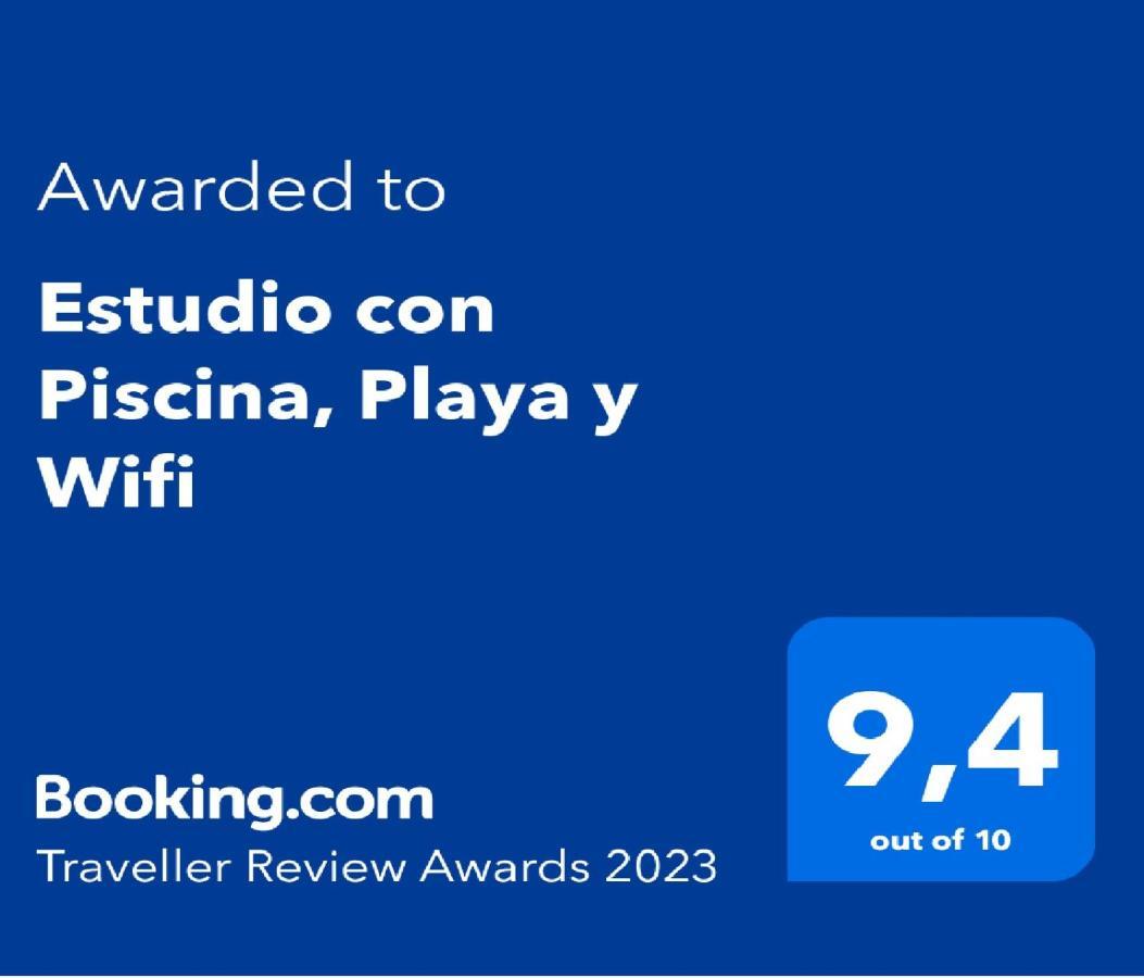 Estudio Con Piscina, Playa Y Wifi เดเนีย ภายนอก รูปภาพ