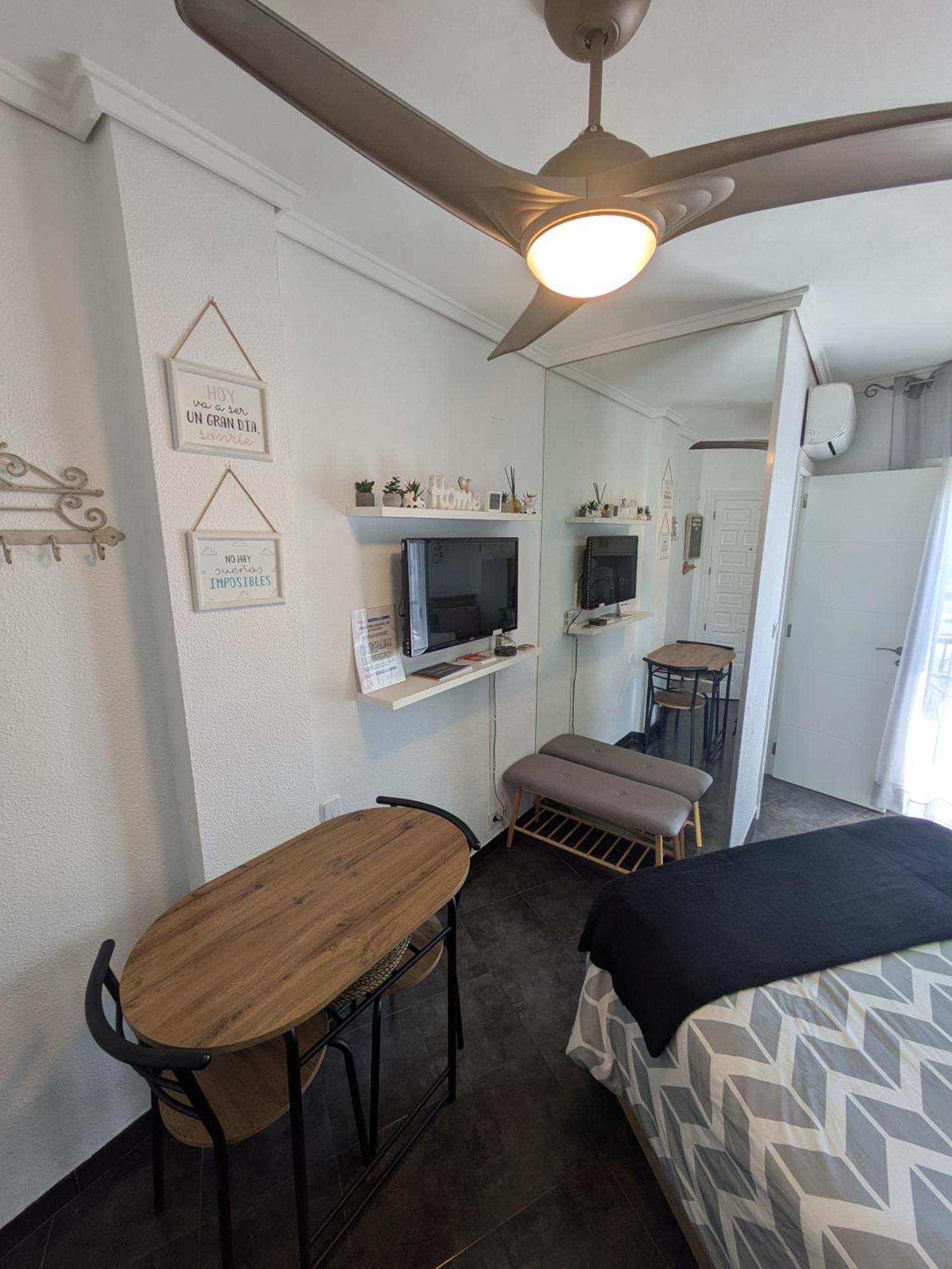 Estudio Con Piscina, Playa Y Wifi เดเนีย ภายนอก รูปภาพ