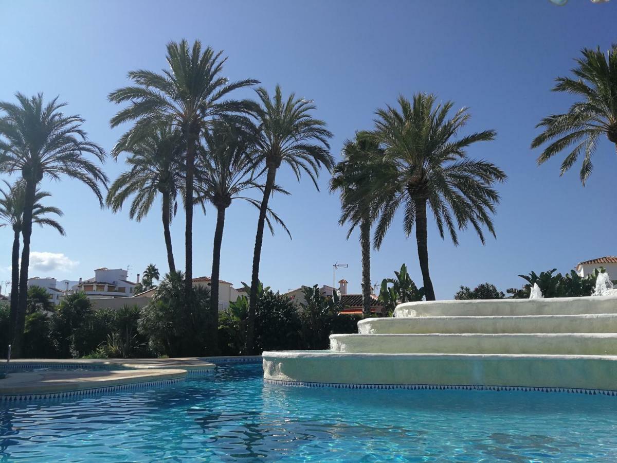 Estudio Con Piscina, Playa Y Wifi เดเนีย ภายนอก รูปภาพ